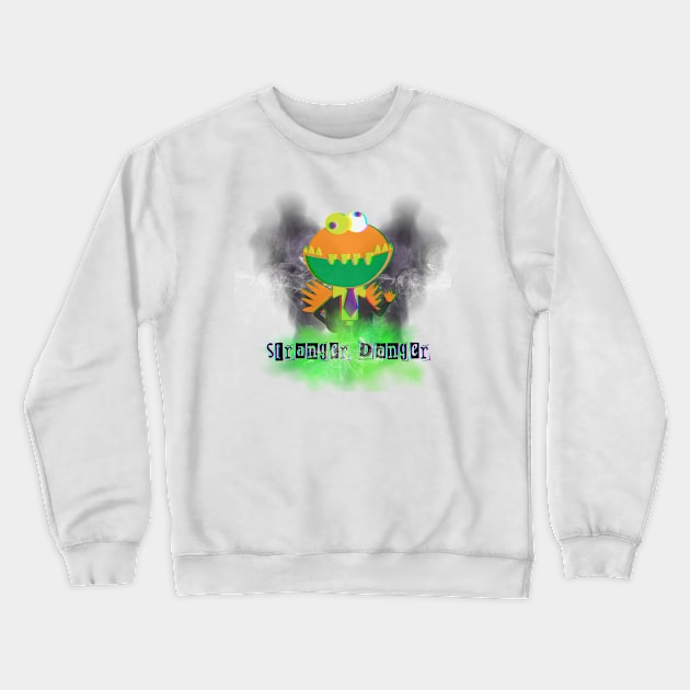 Stanger Danger Monster Crewneck Sweatshirt by PixieMomma Co